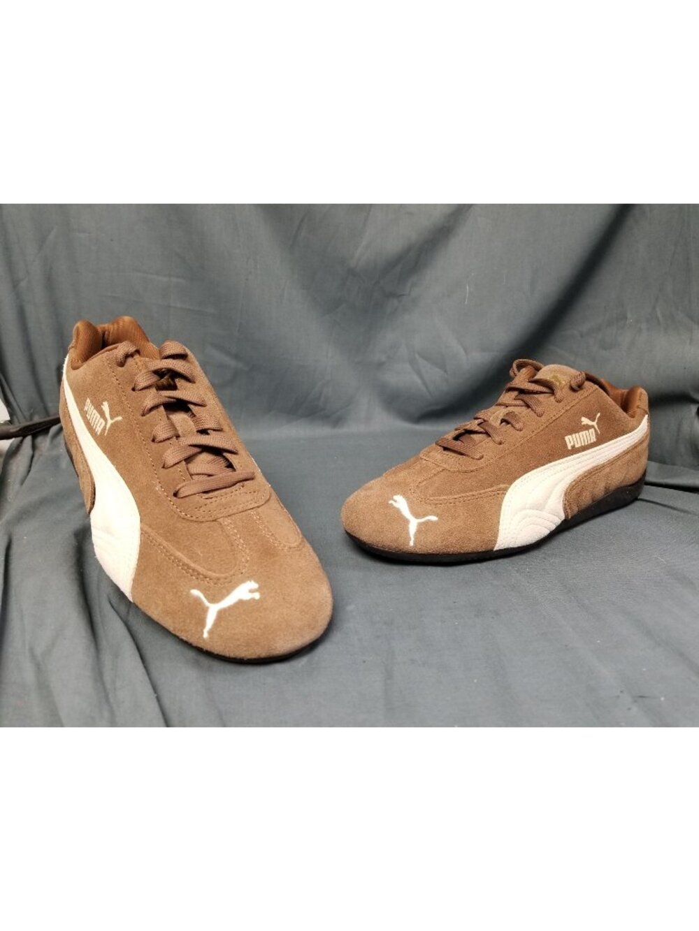 Puma Speedcat OG Brown White Suede Sneakers Women's Size 8 NEW NO BOX!